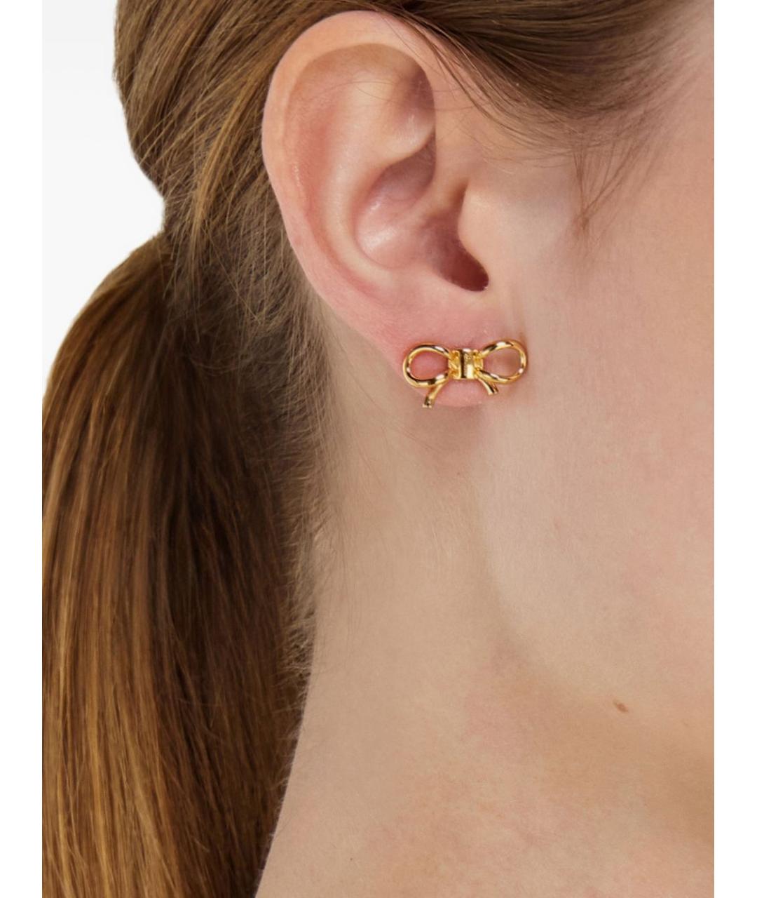 FERRAGAMO Золотые серьги, фото 2