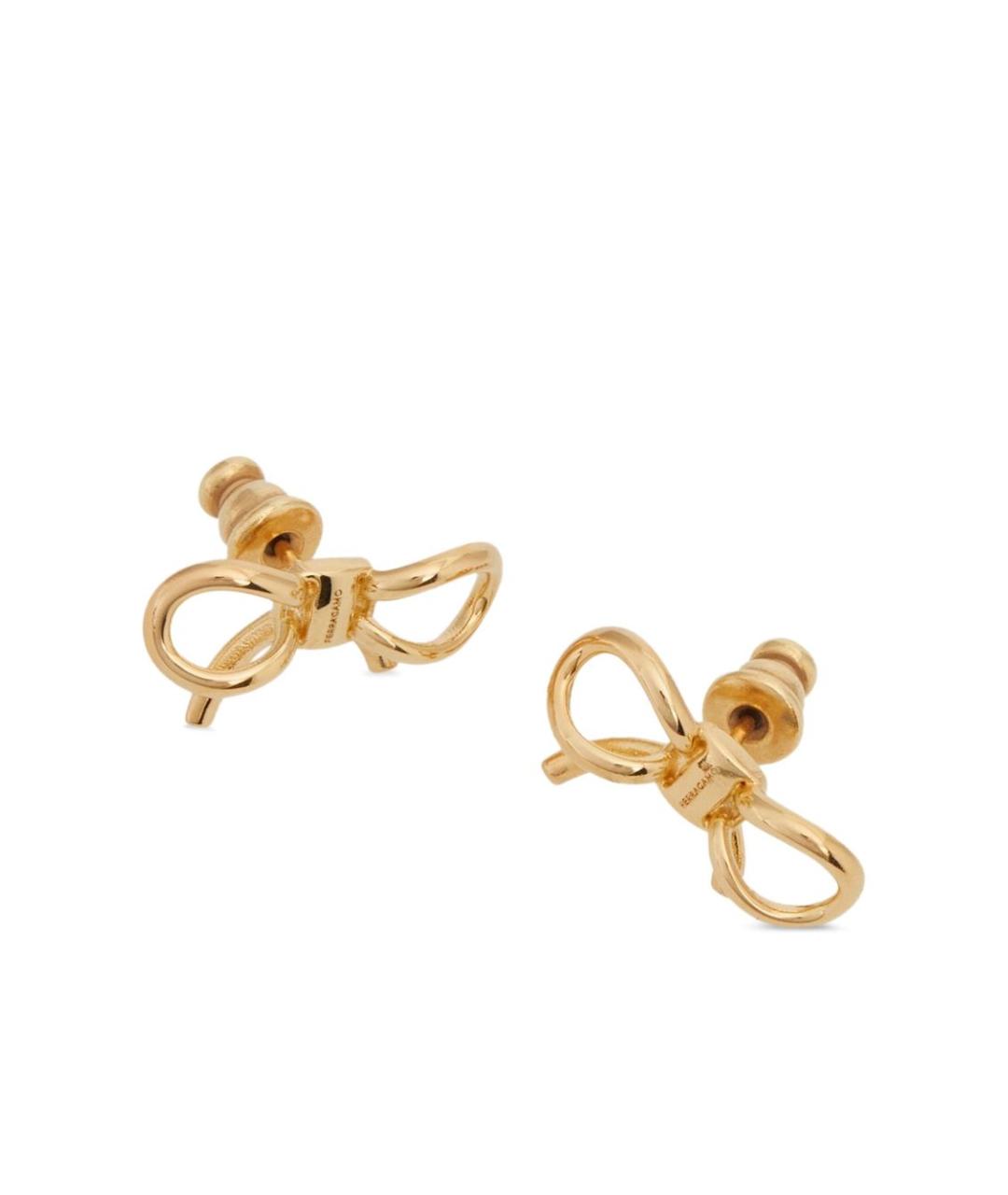 FERRAGAMO Золотые серьги, фото 3