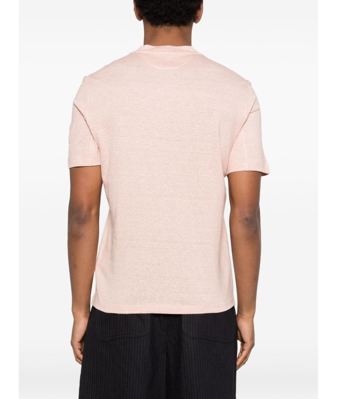 BRUNELLO CUCINELLI Розовая футболка, фото 4