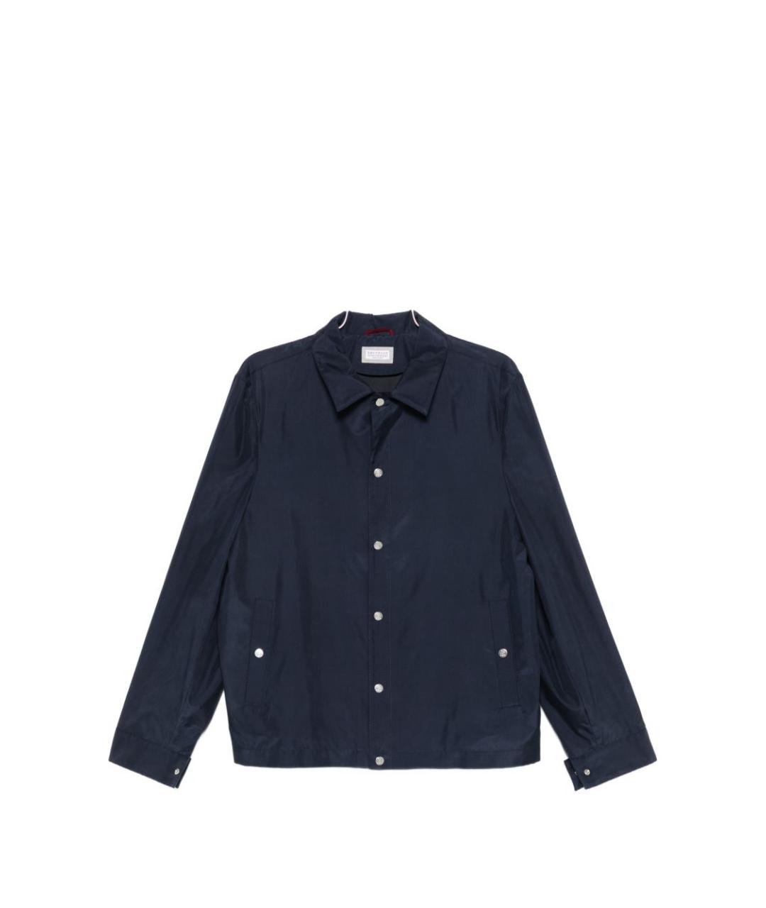 BRUNELLO CUCINELLI Синяя куртка, фото 6