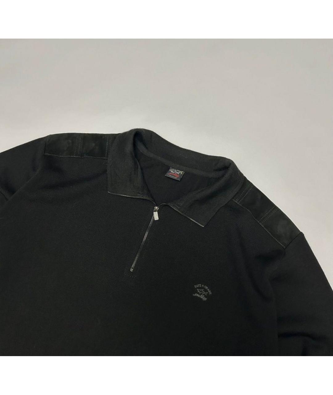 PAUL & SHARK Черный шерстяной джемпер / свитер, фото 4