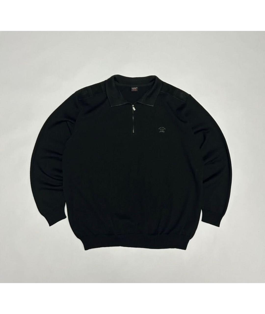 PAUL & SHARK Черный шерстяной джемпер / свитер, фото 9