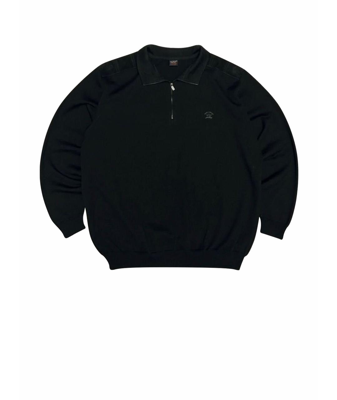 PAUL & SHARK Черный шерстяной джемпер / свитер, фото 1