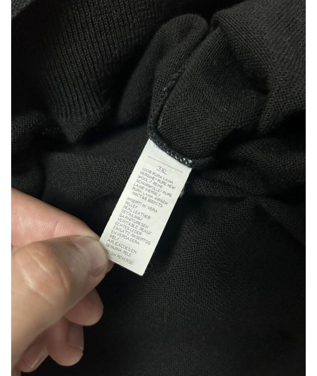 PAUL & SHARK Черный шерстяной джемпер / свитер, фото 7