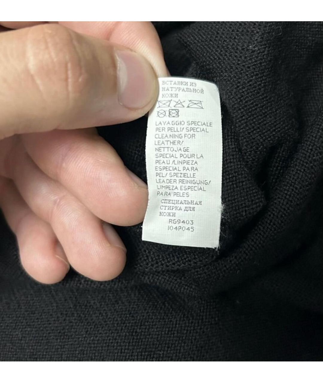 PAUL & SHARK Черный шерстяной джемпер / свитер, фото 8