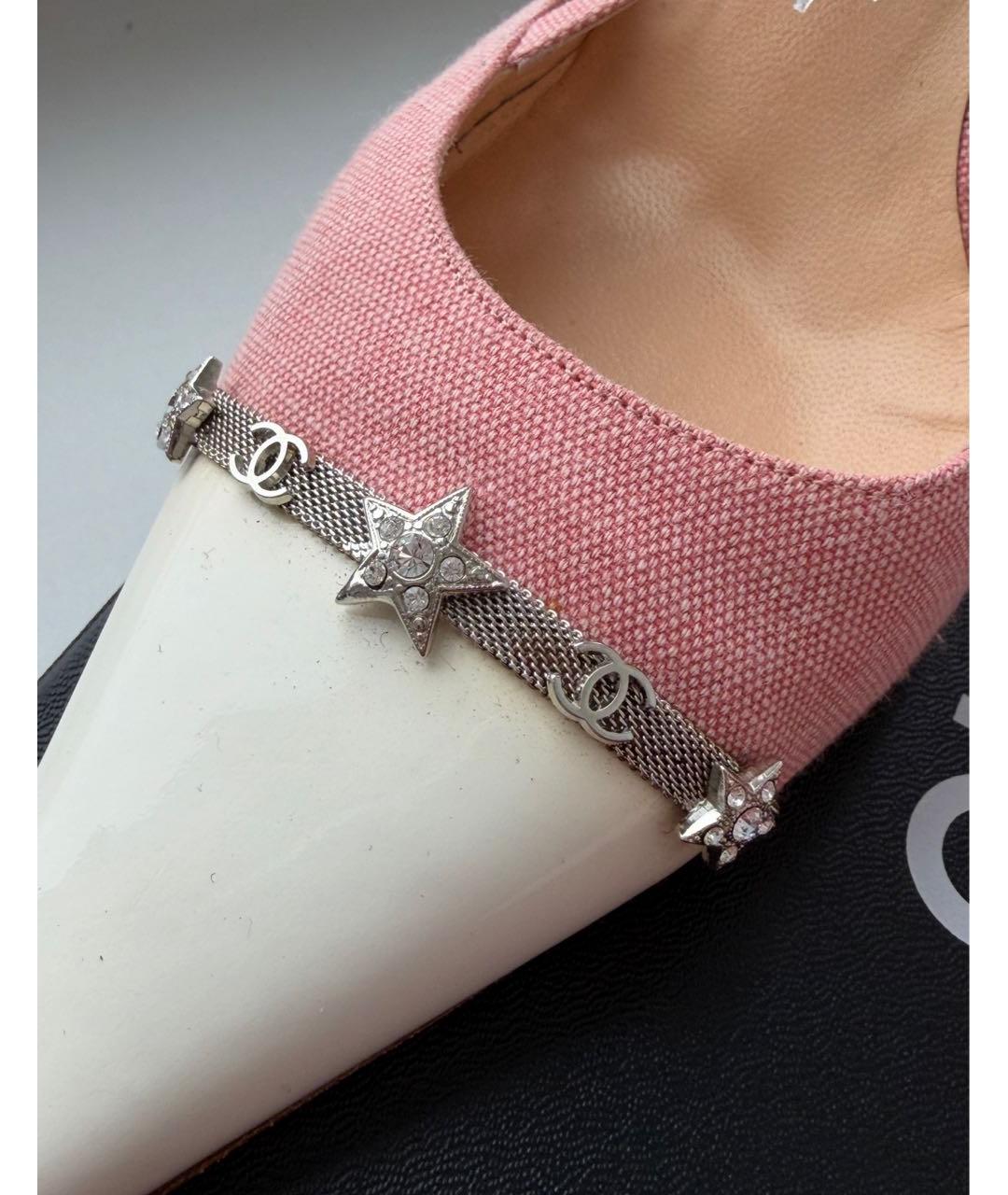 CHANEL Розовые кожаные туфли, фото 7