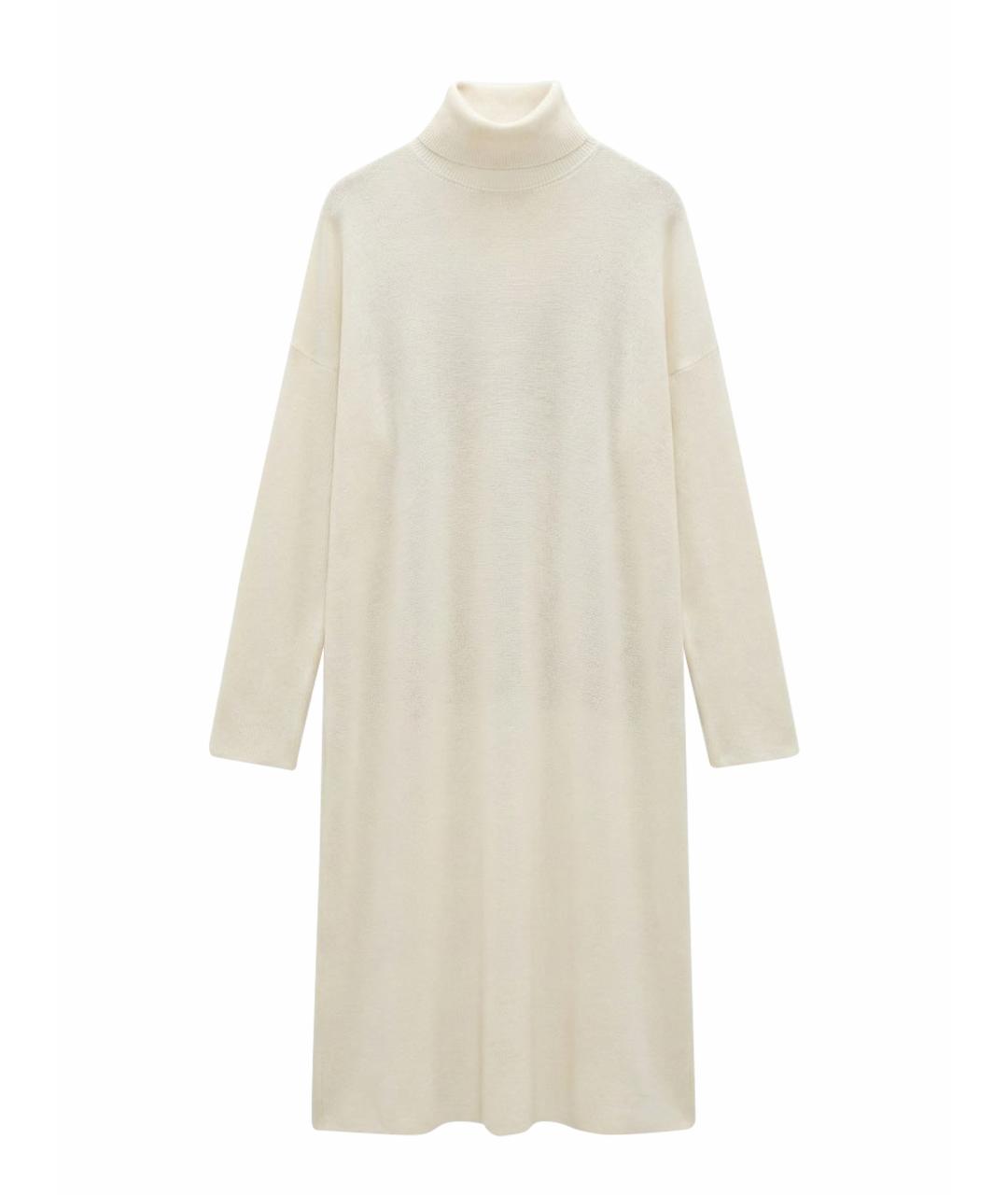 GENTRY PORTOFINO Белое кашемировое платье, фото 1