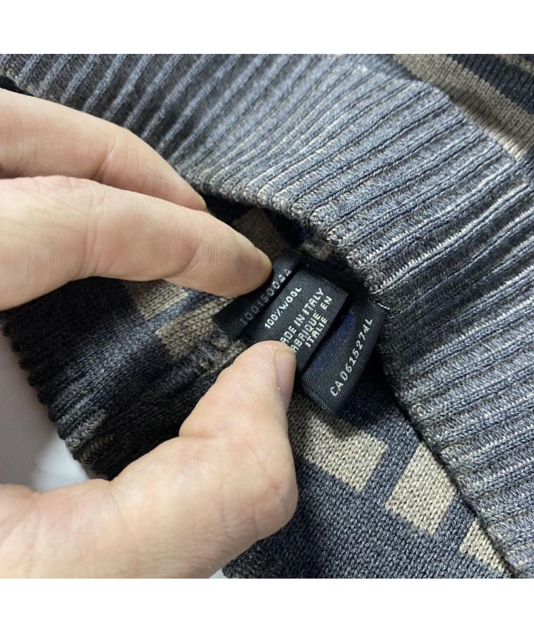 FENDI Коричневая шерстяная шапка, фото 3