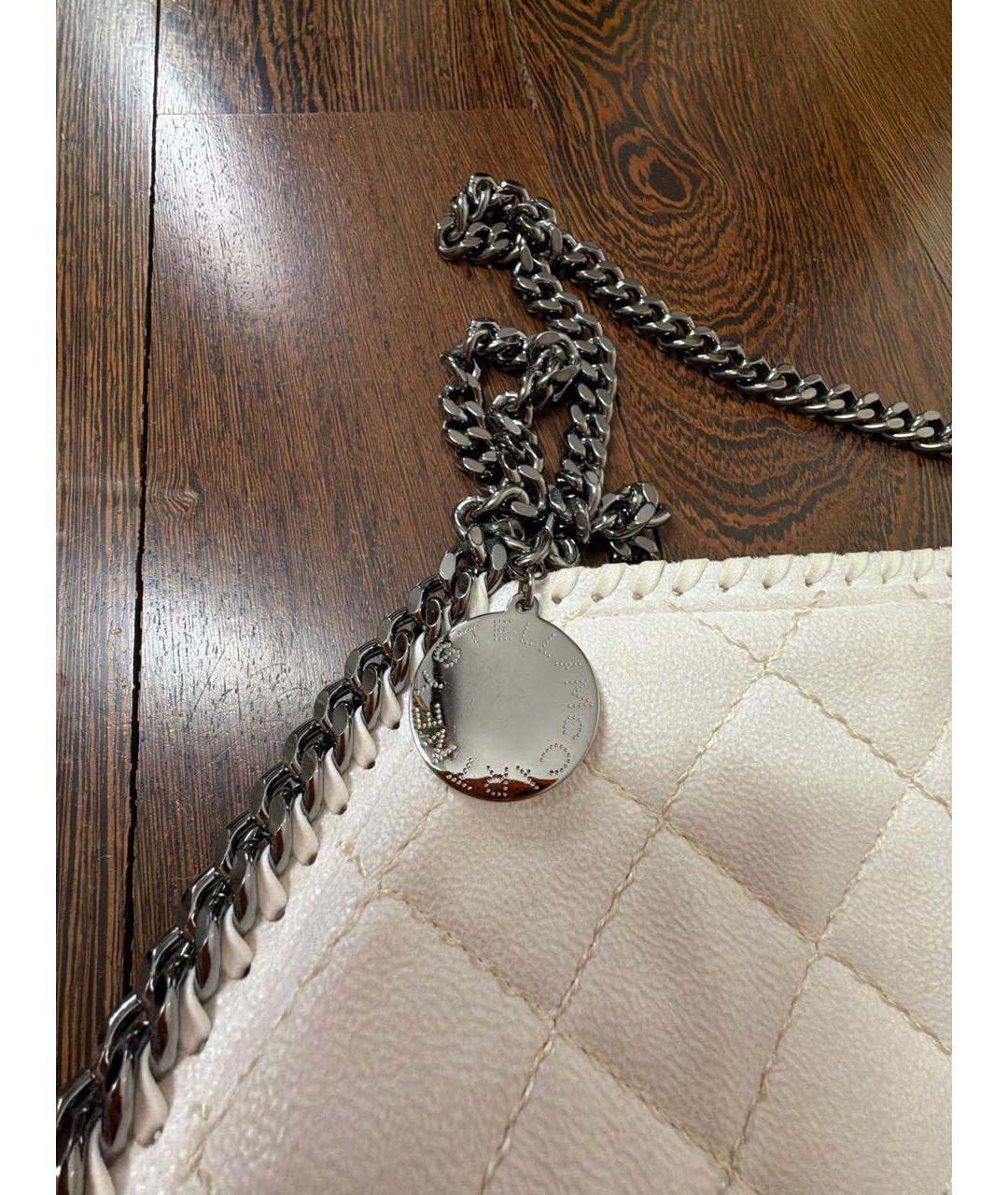 STELLA MCCARTNEY Белая сумка через плечо из искусственной кожи, фото 4