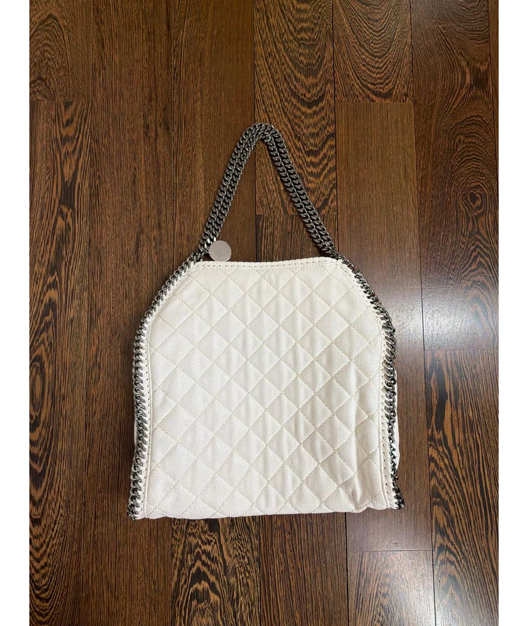 STELLA MCCARTNEY Белая сумка через плечо из искусственной кожи, фото 5