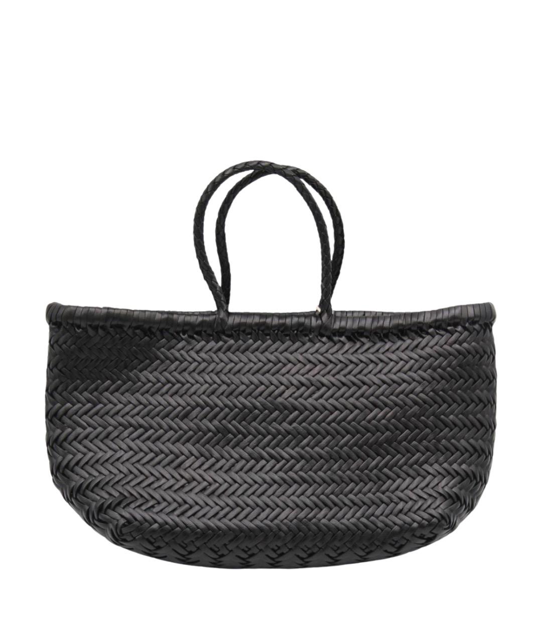 Dragon Diffusion Черная кожаная сумка тоут, фото 1