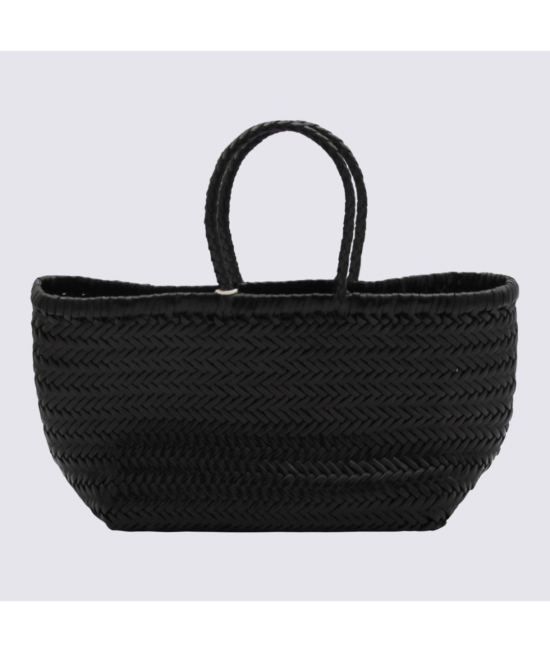 Dragon Diffusion Черная кожаная сумка тоут, фото 3