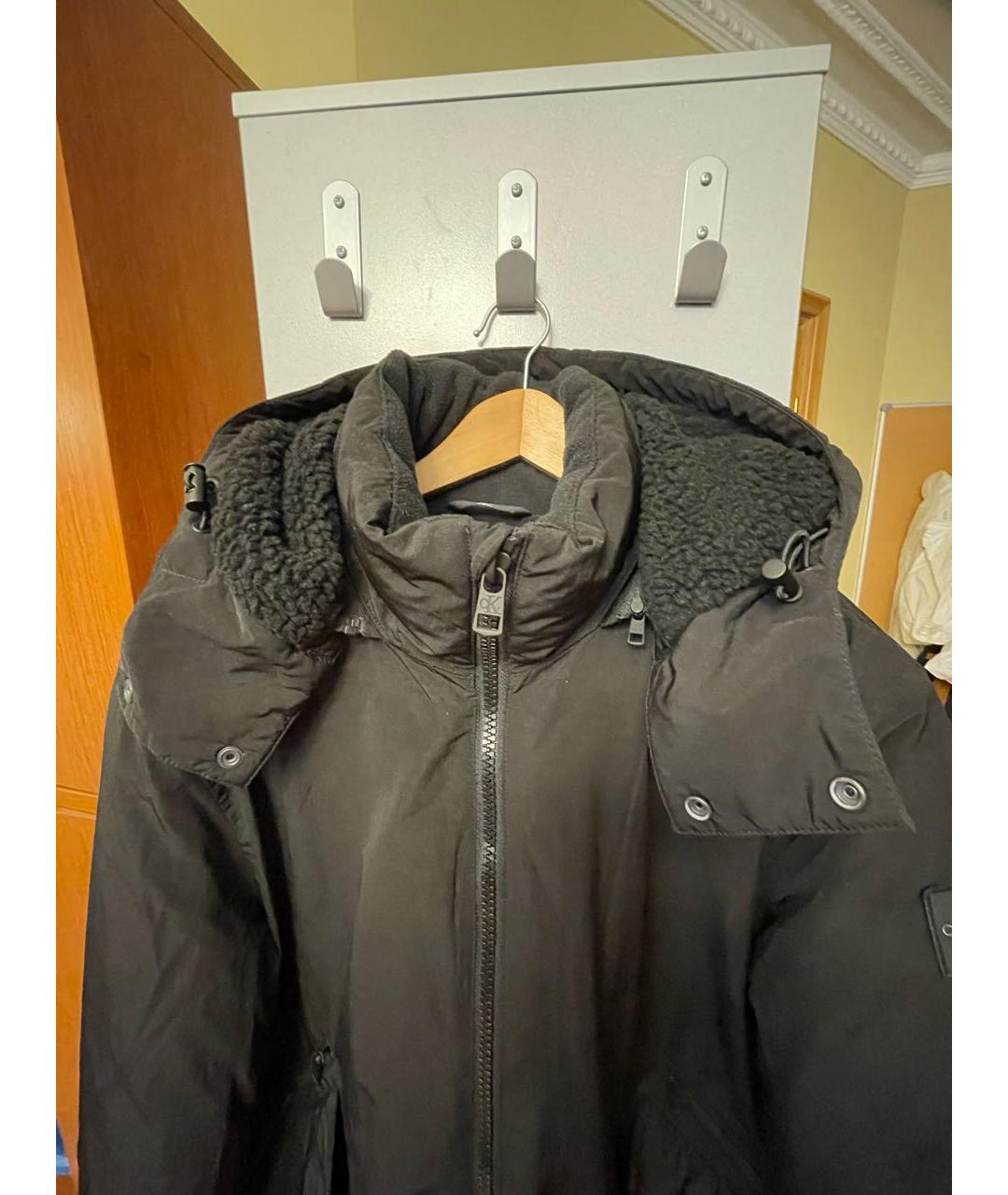 CALVIN KLEIN Черная полиэстеровая куртка, фото 6