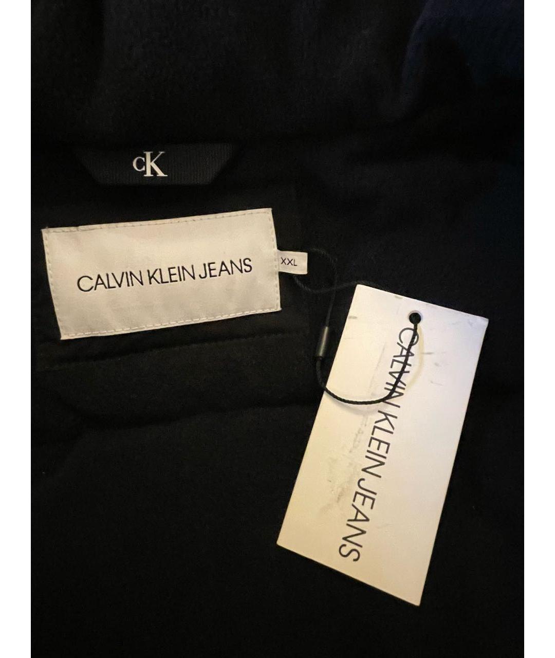 CALVIN KLEIN Черная полиэстеровая куртка, фото 3