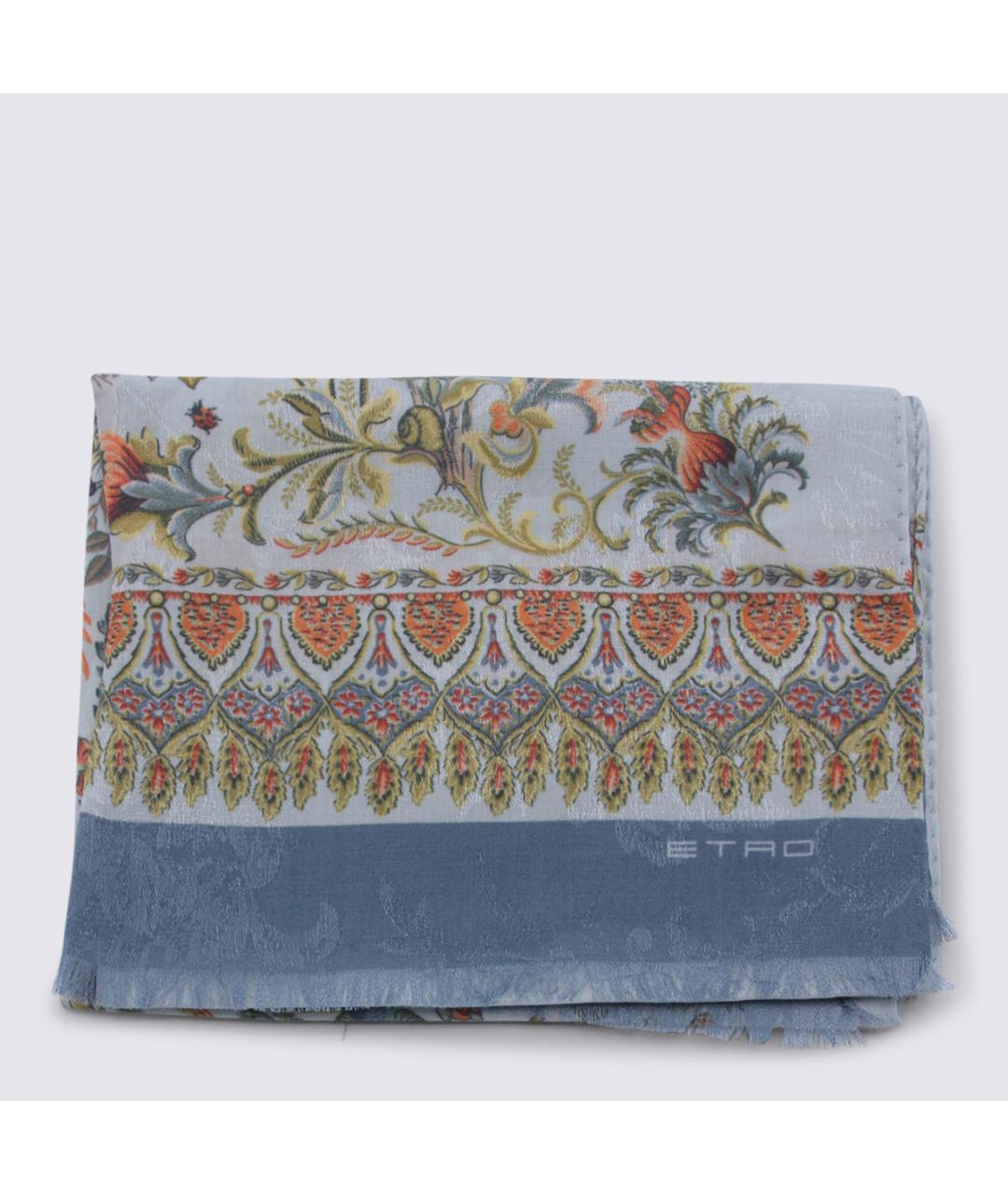 ETRO Мульти хлопковый шарф, фото 4