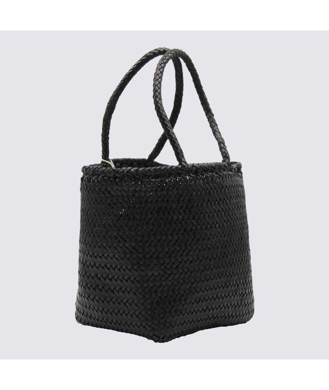 Dragon Diffusion Черная кожаная сумка тоут, фото 2