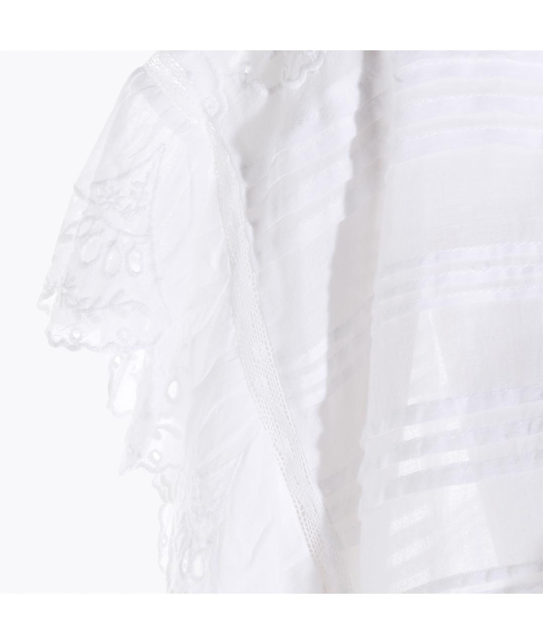 ISABEL MARANT ETOILE Белая хлопковая блузы, фото 4