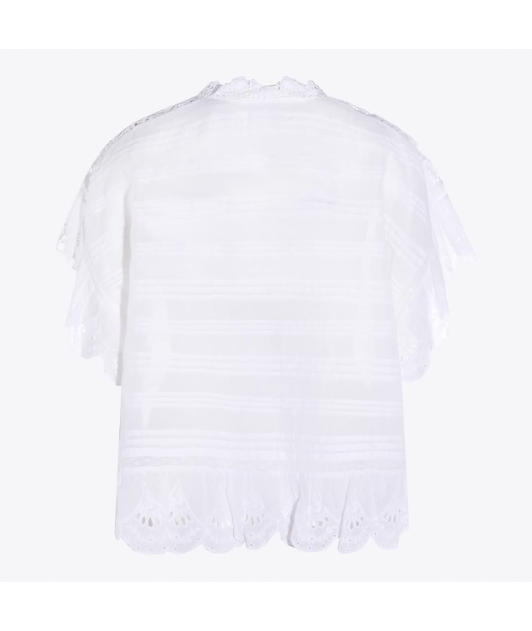 ISABEL MARANT ETOILE Белая хлопковая блузы, фото 2