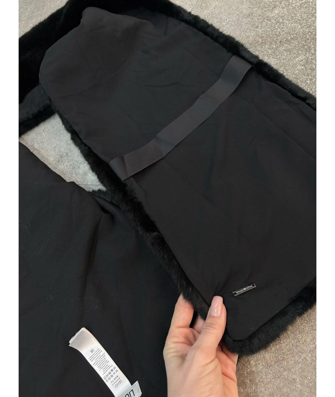 LIU JO Черный шарф, фото 3