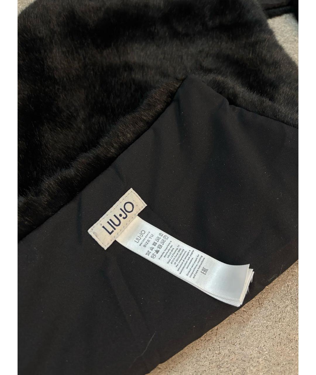 LIU JO Черный шарф, фото 2