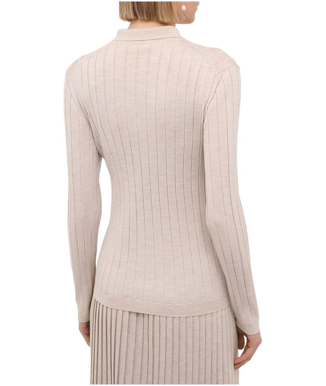 THE ROW Бежевый шелковый кардиган, фото 2