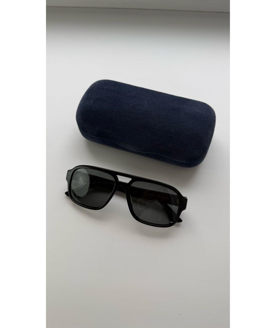 GUCCI Черные пластиковые солнцезащитные очки, фото 7