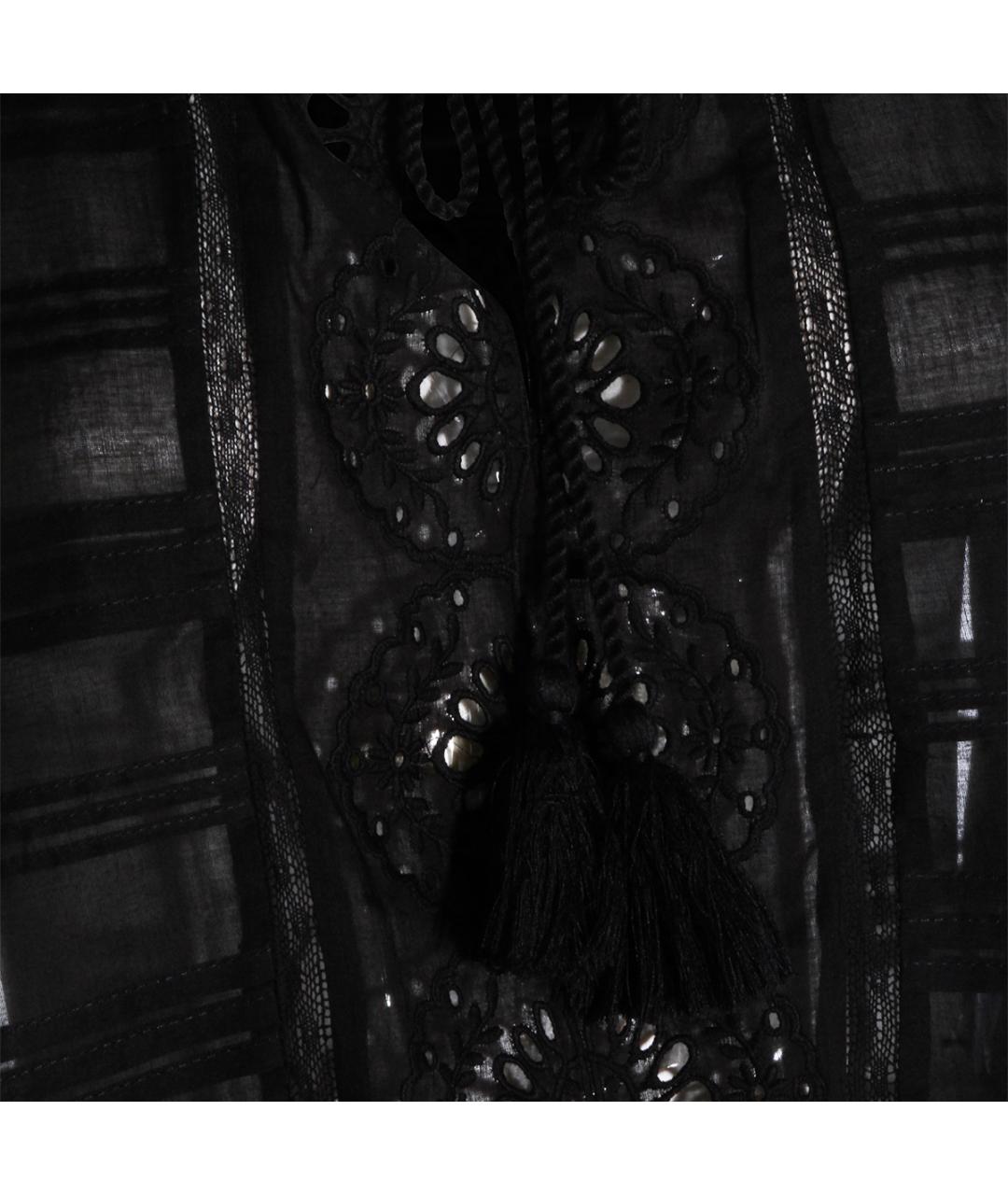 ISABEL MARANT ETOILE Черная хлопковая рубашка, фото 3