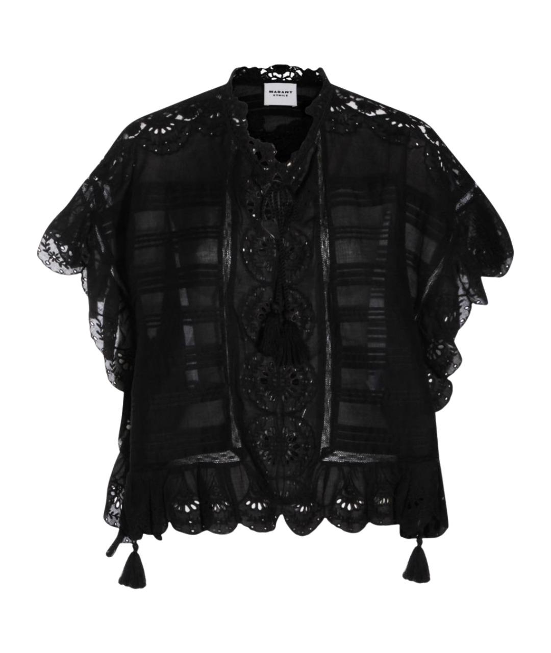 ISABEL MARANT ETOILE Черная хлопковая рубашка, фото 1