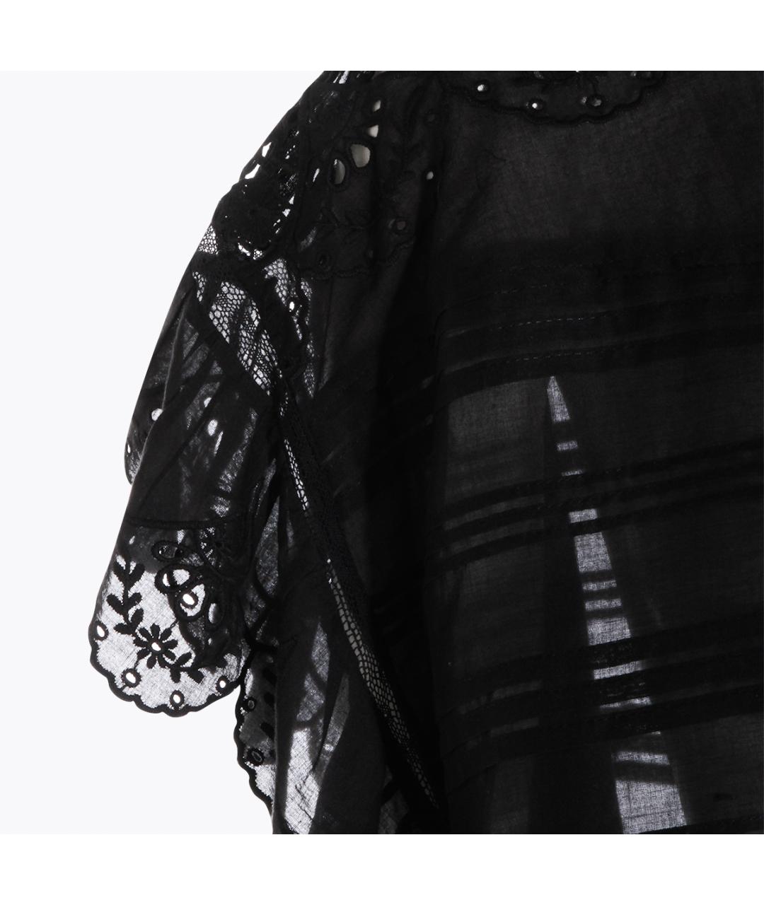 ISABEL MARANT ETOILE Черная хлопковая рубашка, фото 4