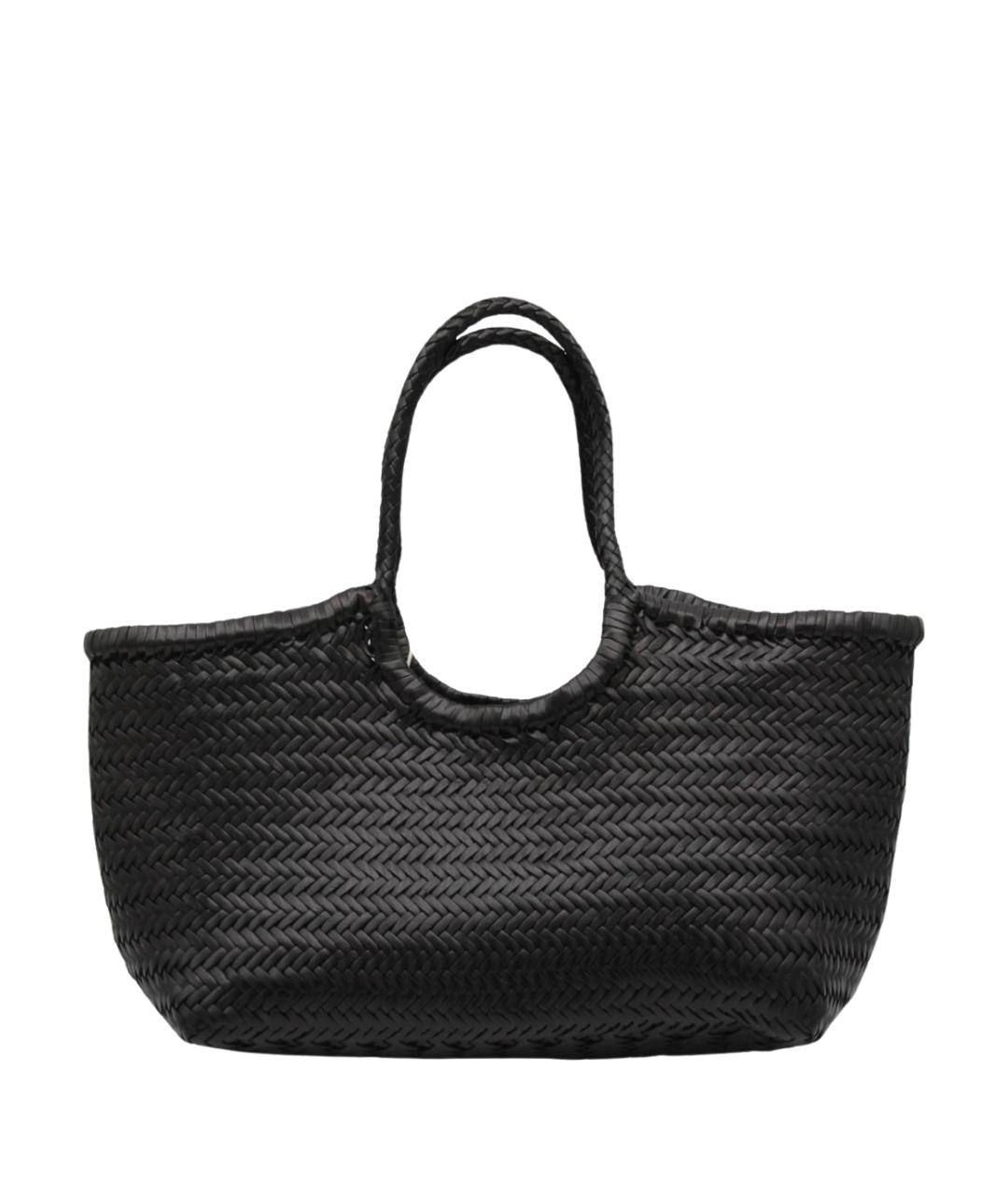 Dragon Diffusion Черная кожаная сумка тоут, фото 1