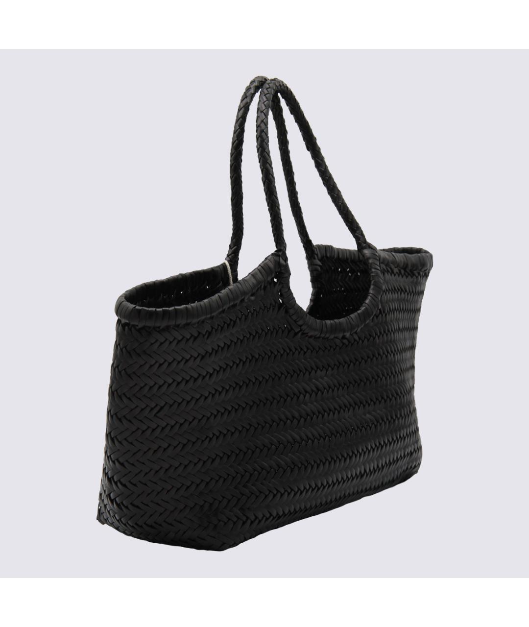 Dragon Diffusion Черная кожаная сумка тоут, фото 2