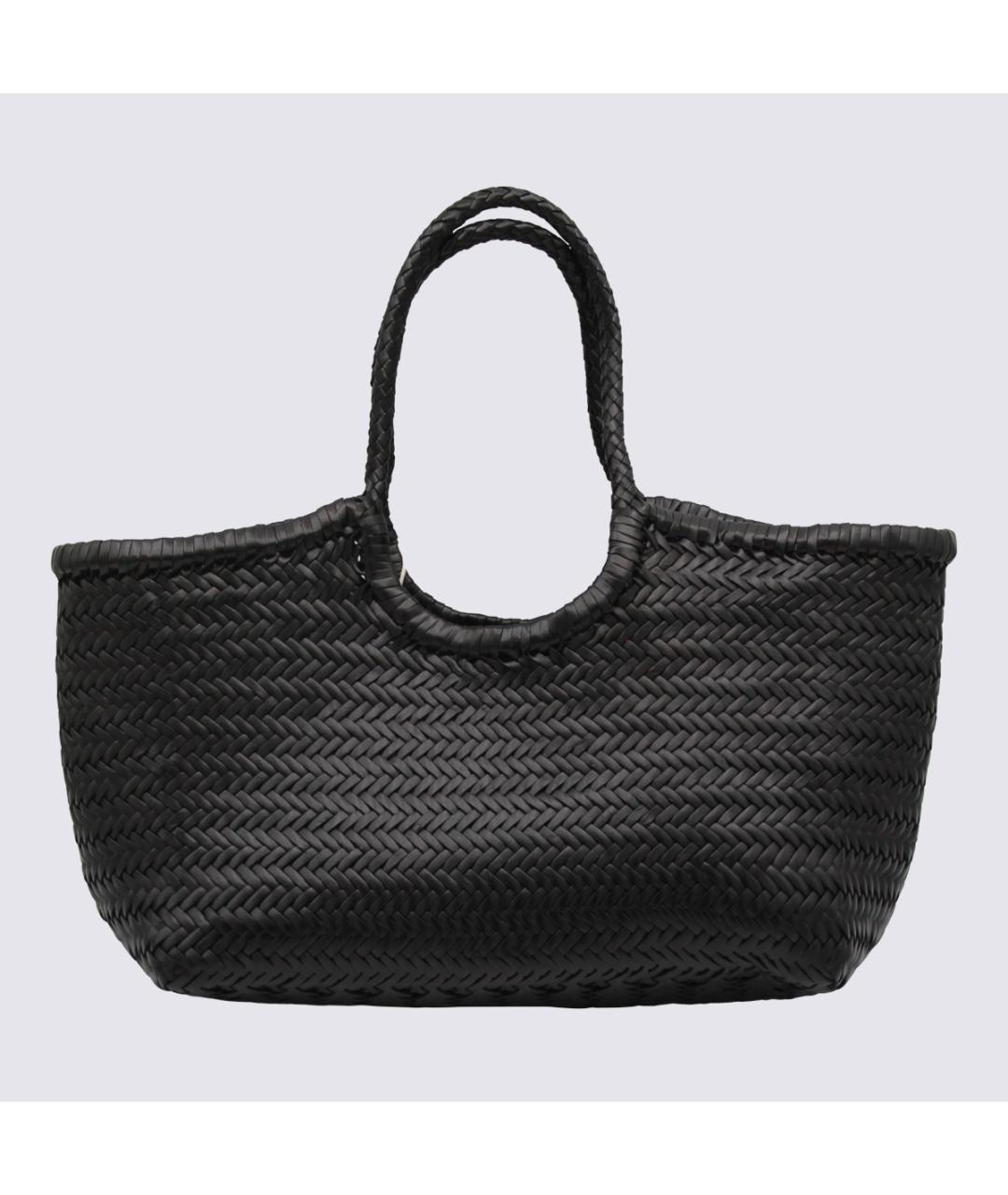 Dragon Diffusion Черная кожаная сумка тоут, фото 5