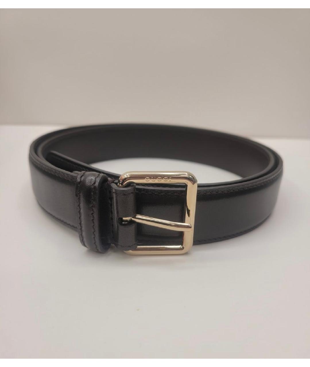 GUCCI Коричневый кожаный ремень, фото 4