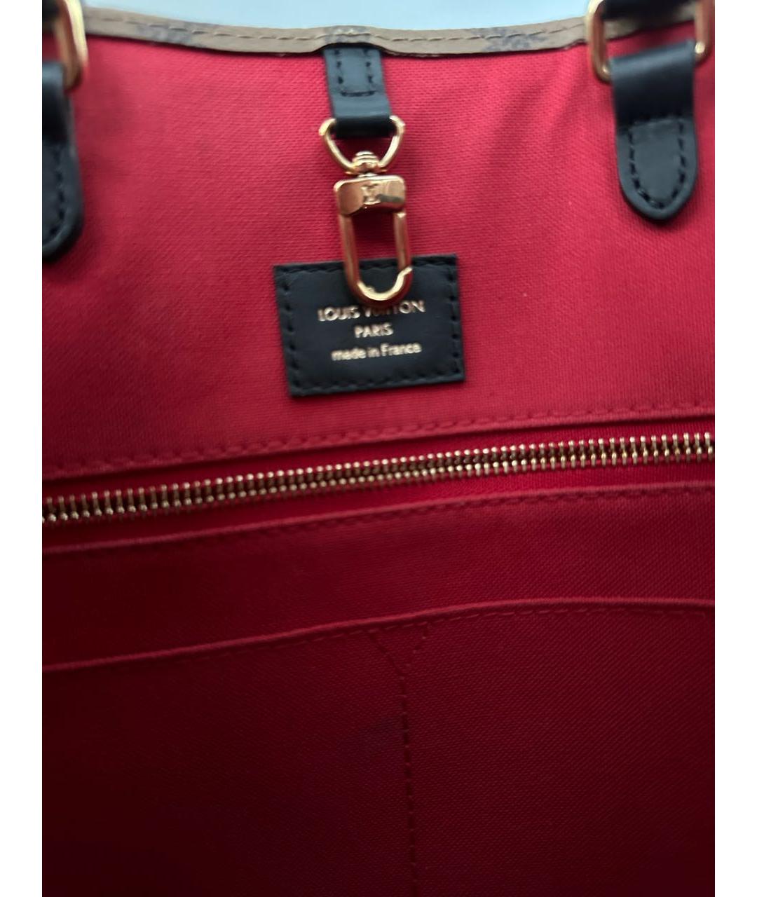 LOUIS VUITTON Коричневая сумка тоут, фото 6