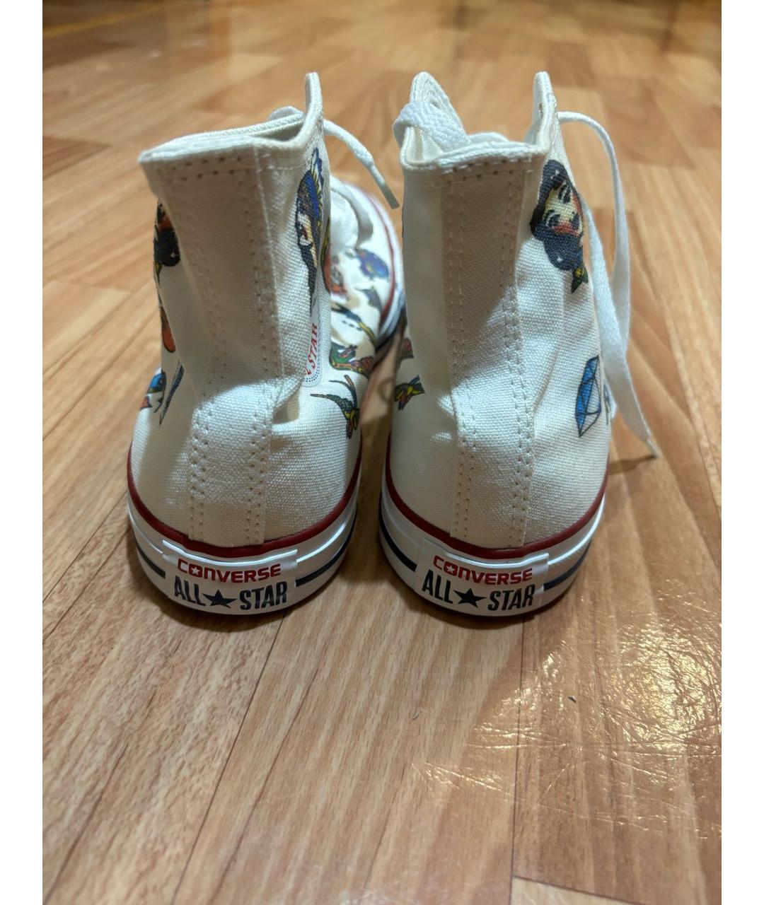 CONVERSE Белые текстильные кеды, фото 2