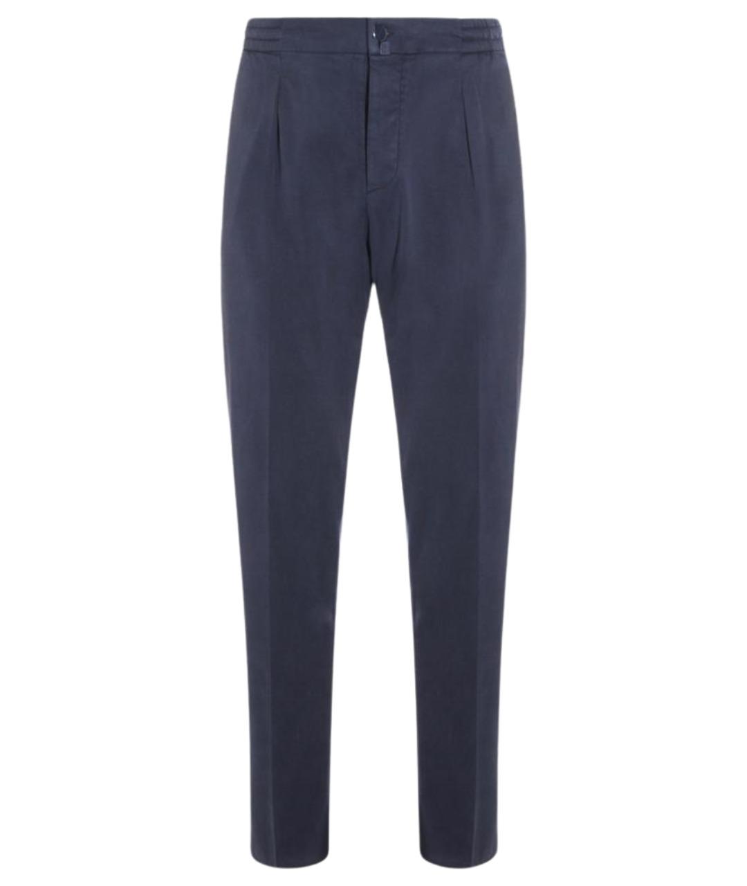 KITON Синие повседневные брюки, фото 1