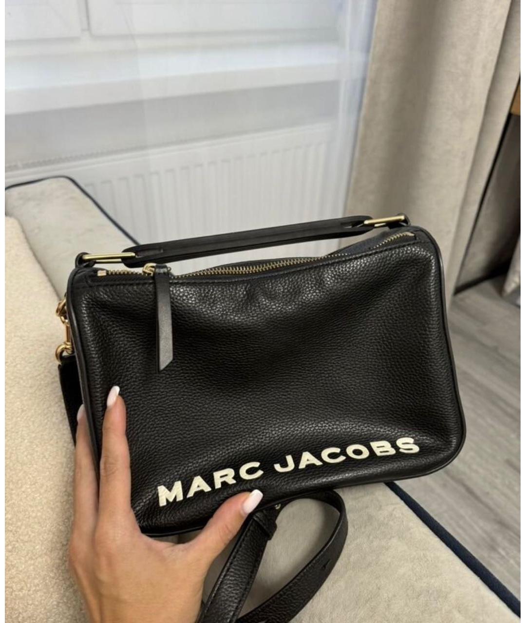 MARC JACOBS Черная кожаная сумка через плечо, фото 2