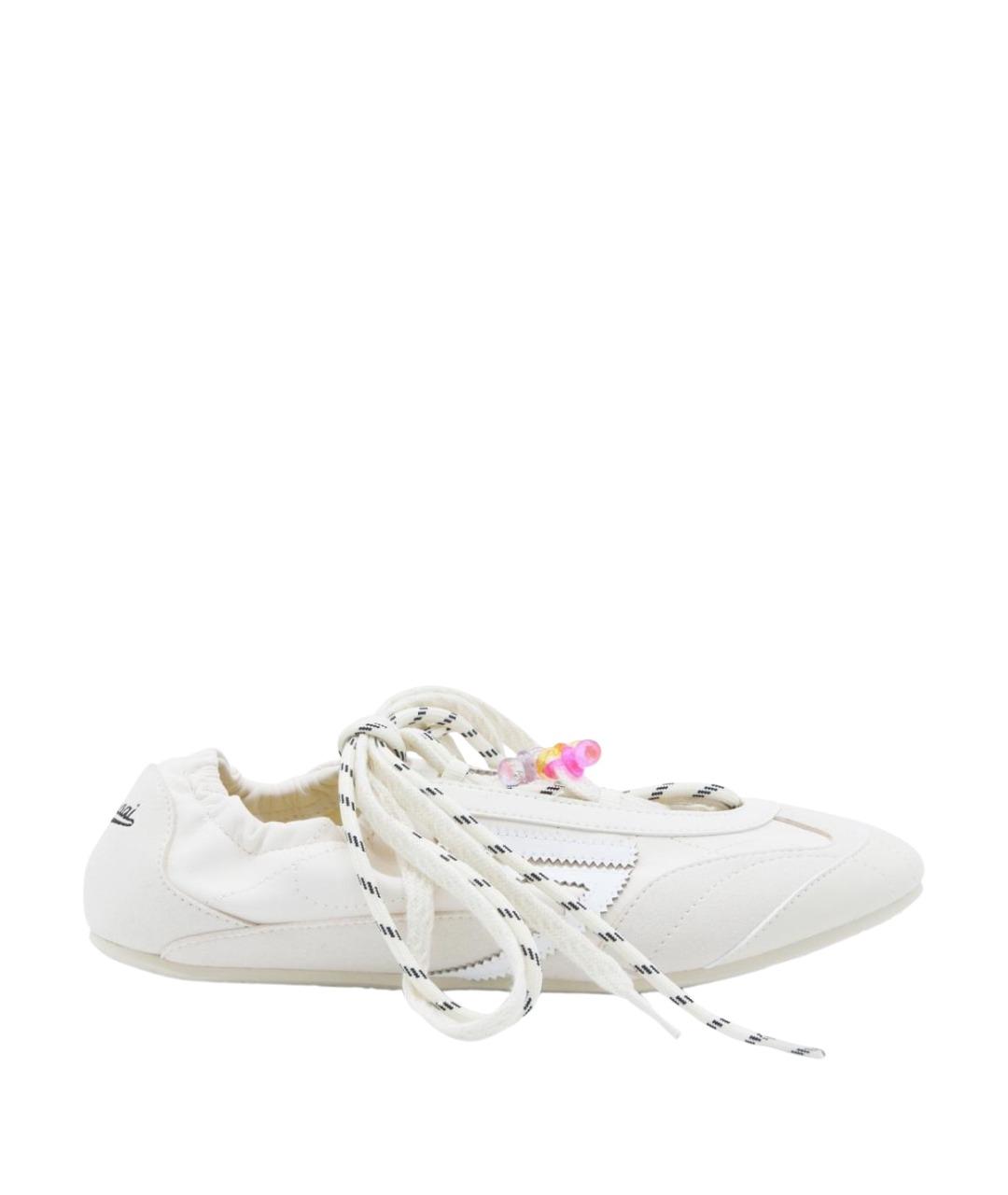 PURAAI Белые кожаные кроссовки, фото 1