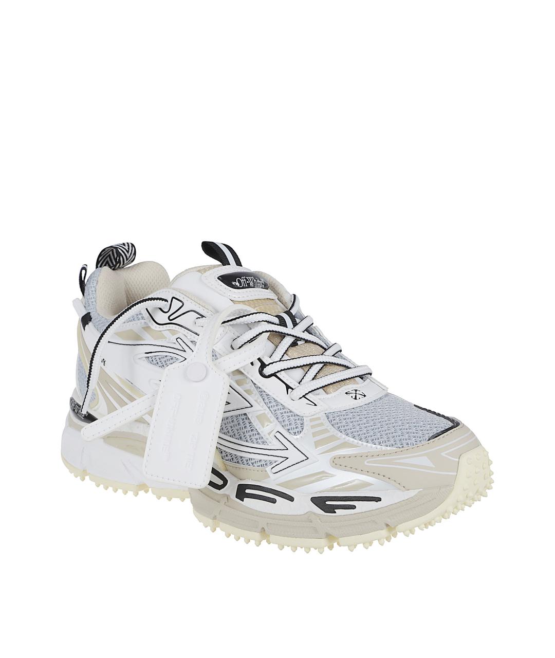 OFF-WHITE Серые низкие кроссовки / кеды, фото 2