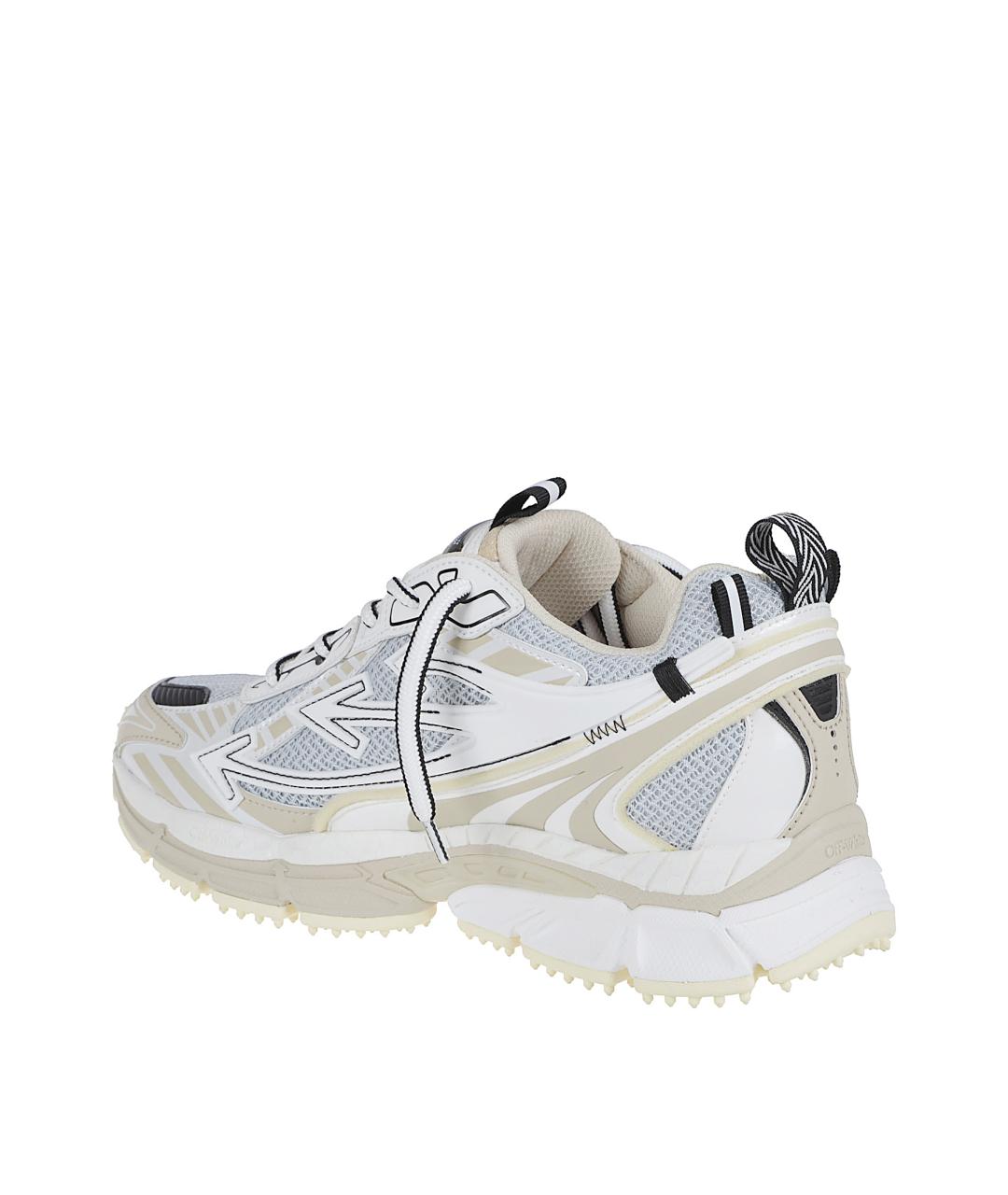 OFF-WHITE Серые низкие кроссовки / кеды, фото 3