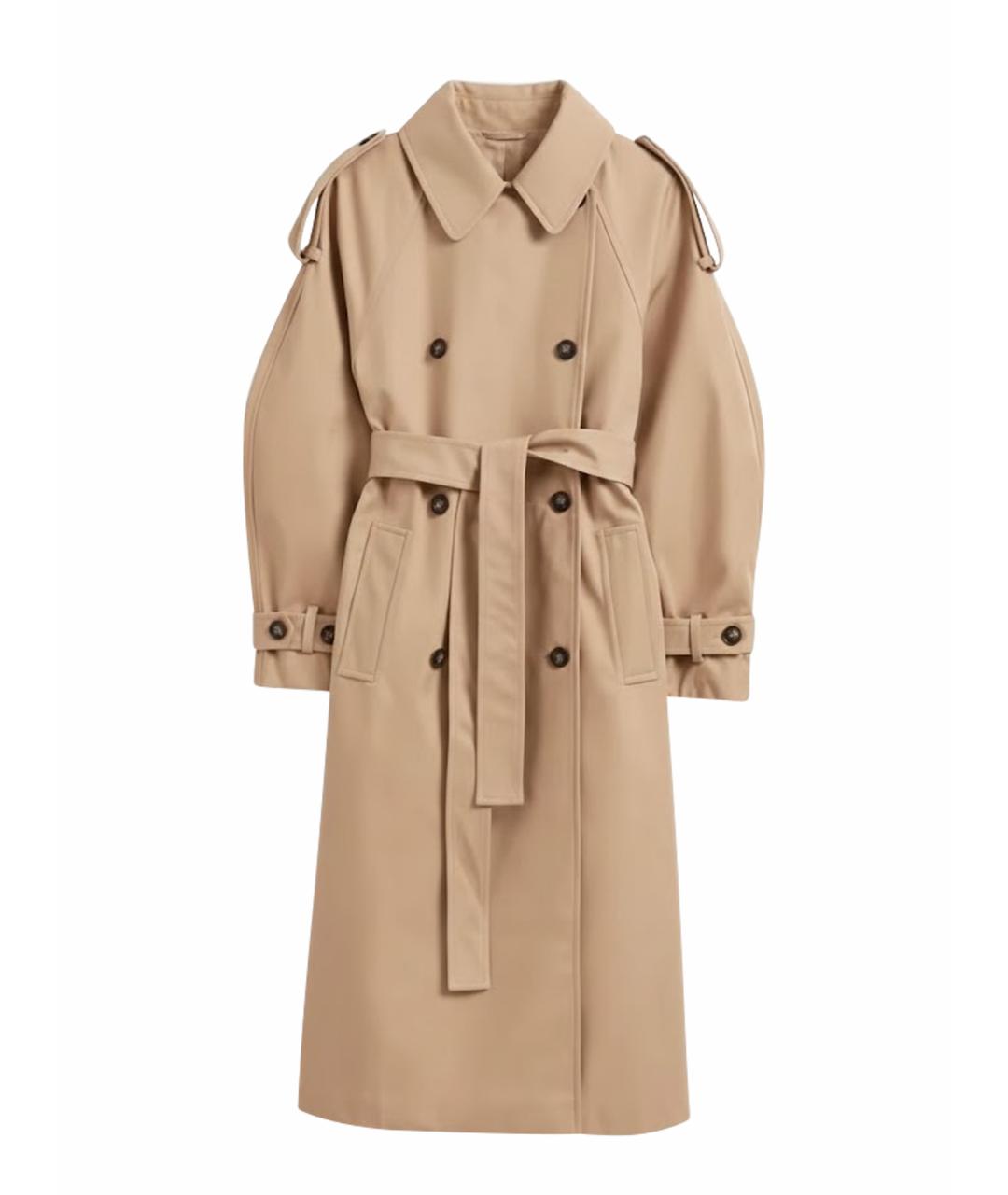 COS Бежевый хлопковый тренч/плащ, фото 1