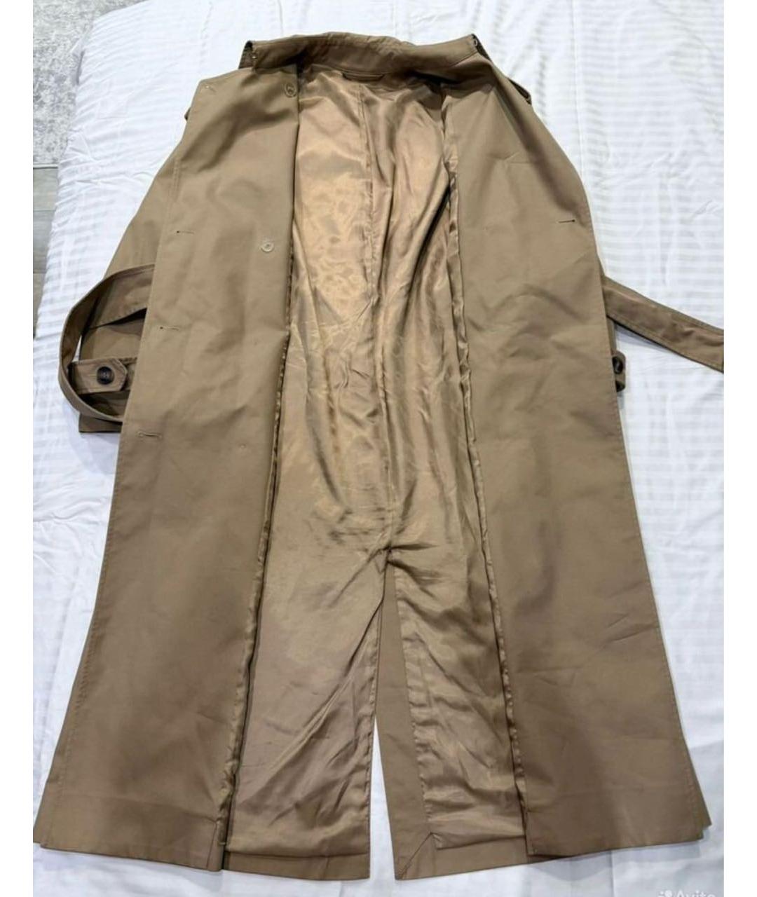 COS Бежевый хлопковый тренч/плащ, фото 3