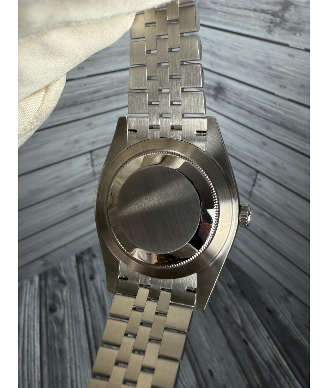 ROLEX Серые часы из белого золота, фото 7