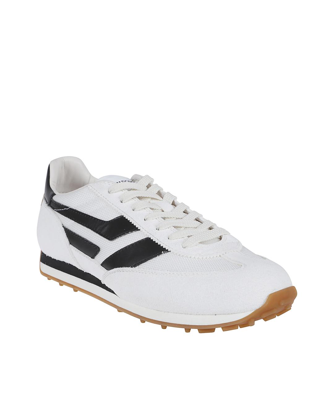 TOM FORD Белые кожаные низкие кроссовки / кеды, фото 2