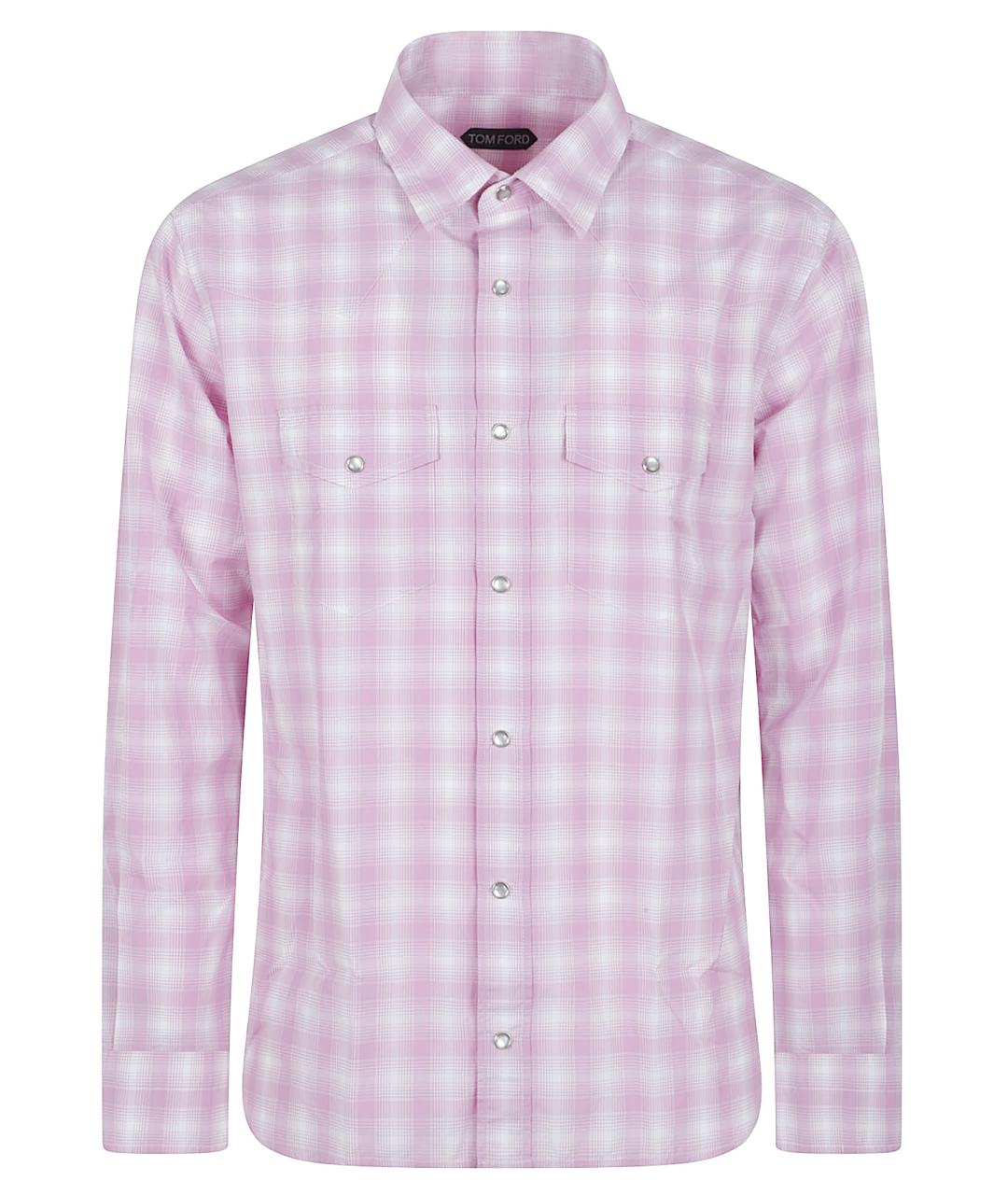 TOM FORD Белая хлопковая кэжуал рубашка, фото 1