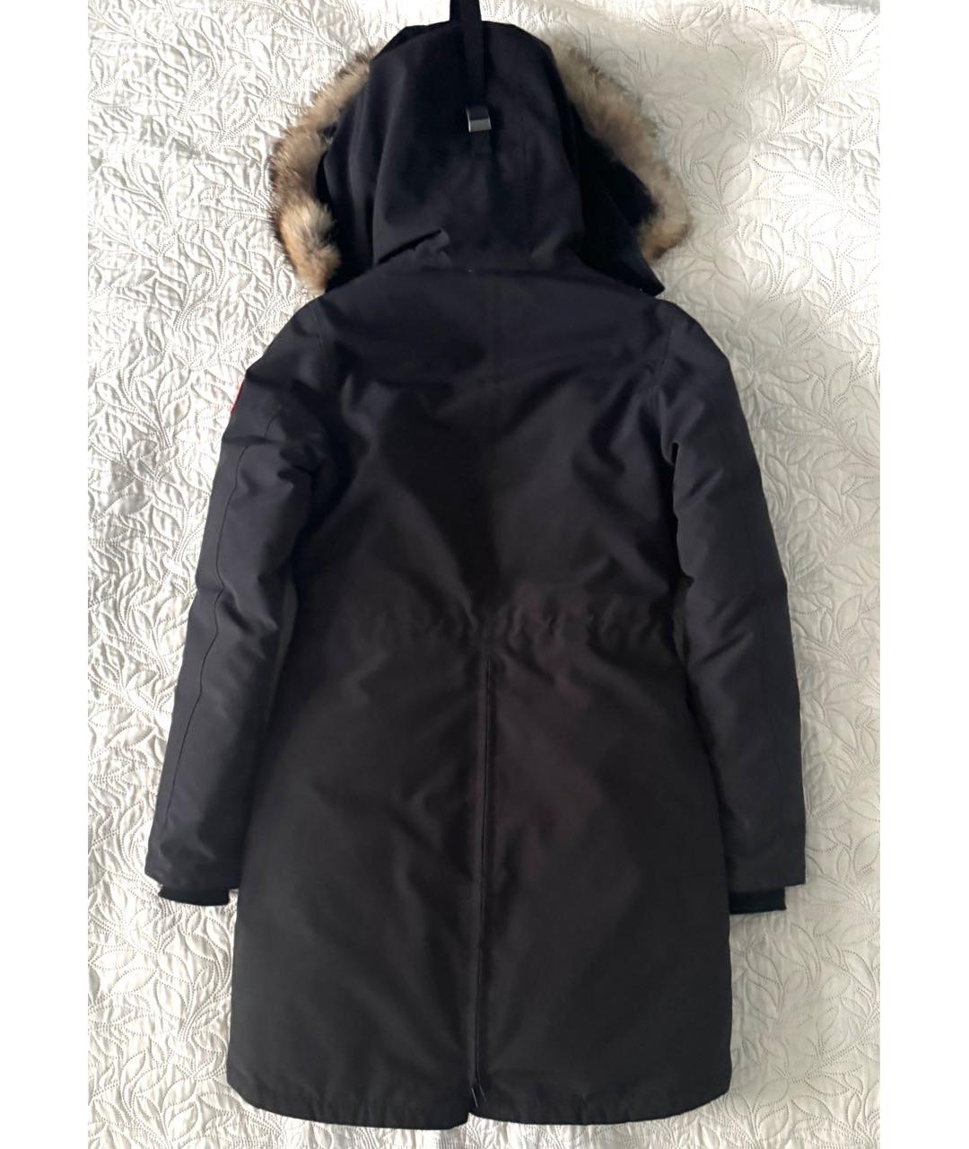 CANADA GOOSE Черная хлопковая парка, фото 2