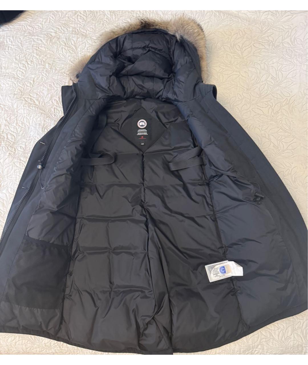 CANADA GOOSE Черная хлопковая парка, фото 6