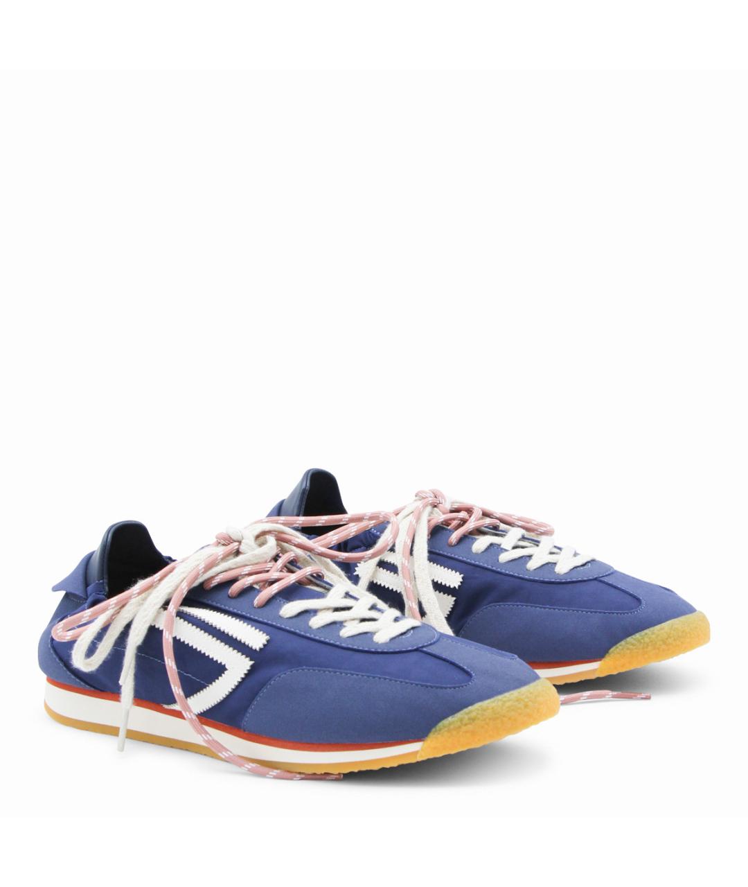 PURAAI Синие текстильные низкие кроссовки / кеды, фото 2