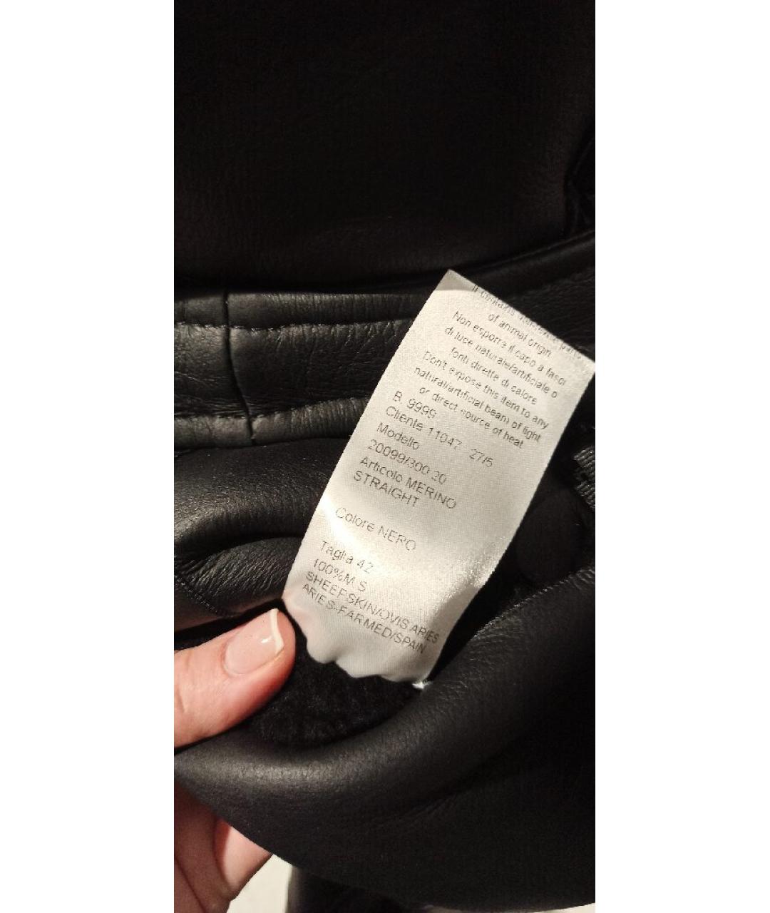 BLANCHA Черная дубленка, фото 8