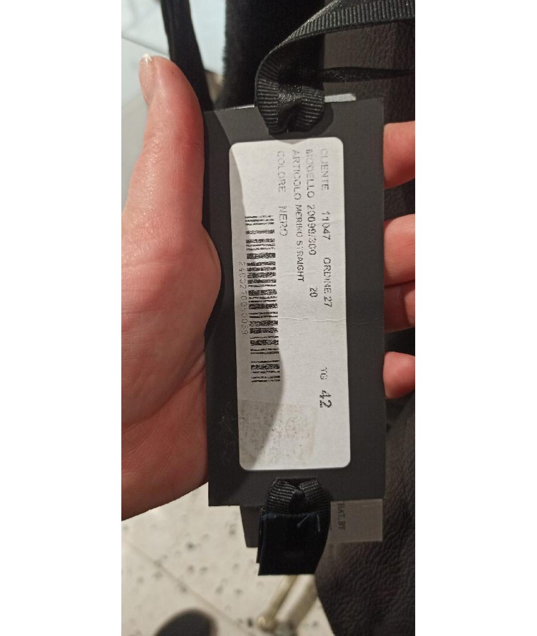 BLANCHA Черная дубленка, фото 7